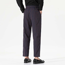 秋季商务条子九分西装裤XZ402-2-P42控58-X006工厂店，男装西服套装，星座402-2
