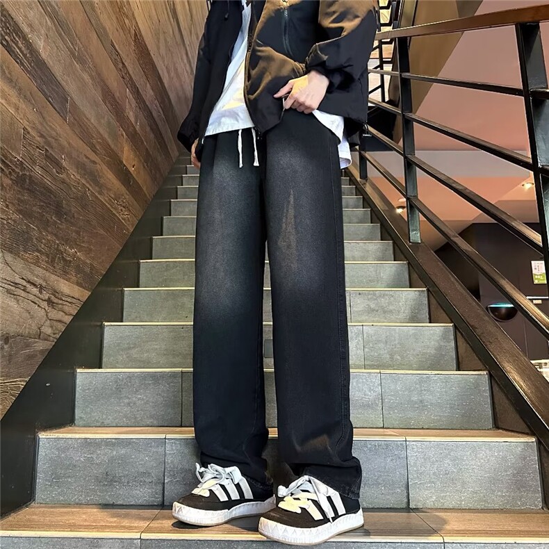 美式牛仔裤男款秋季长裤潮B9073P45,男装牛仔裤,星座1116-2