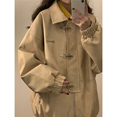 中性风黄底夹克女大码M-5XL夹克男水洗雪花皮衣女JK8741P130控168，男装夹克，星座227-7