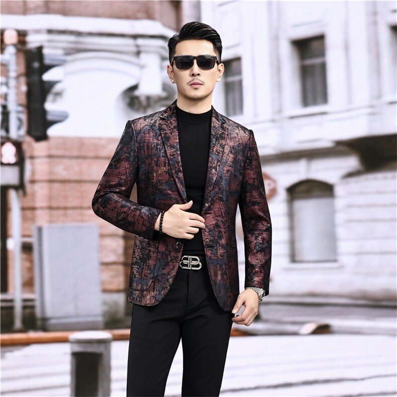 主推高端轻奢中年百分百绵羊皮单西装男秋冬绵羊皮单西服皮衣外套，男装西服，钱塘723