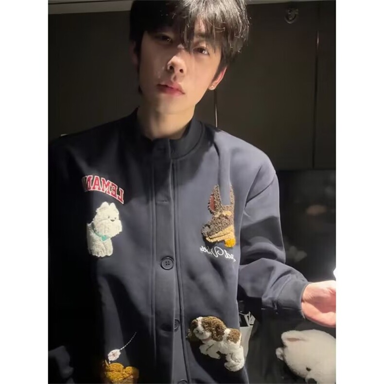 【有货】DV593-批60新款百搭日系流行潮流时尚文艺卫衣刺绣纯棉,男装针织衫/毛衣,星座603-2
