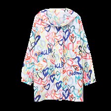 2022夏季新款时尚宽松连帽印花防晒衣薄外套，女装防晒衣，依倍林