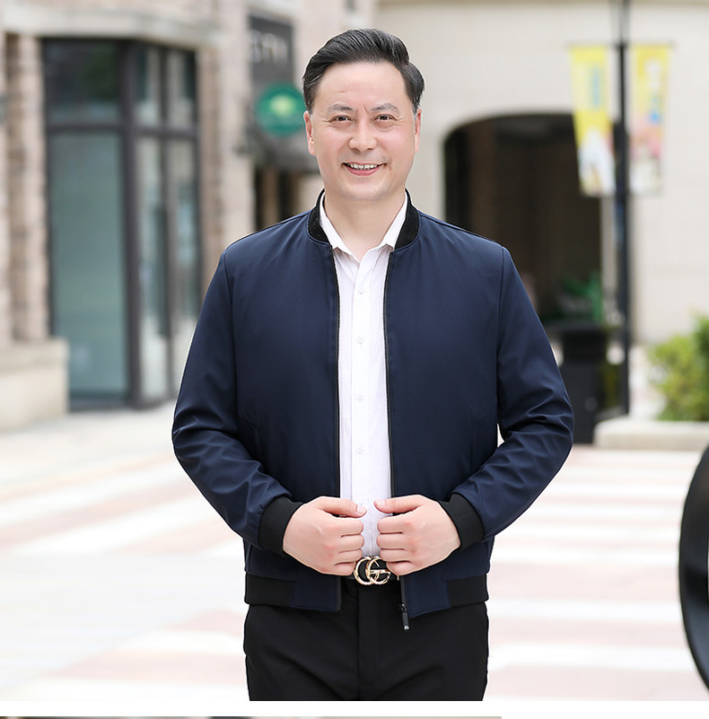 NN9967钱塘2020-3春秋新款中年男士商务休闲简约夹克外套P72,男装夹克,钱塘207-3