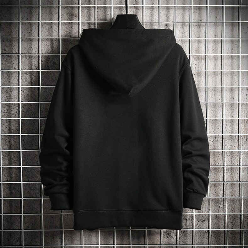 KS21257-P38连帽开衫卫衣男运动外套大码班服网格,男装卫衣,电商A040A