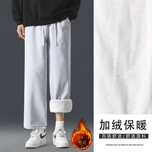 直筒休闲牛仔裤男士秋冬季新款运动宽松潮牌男裤子JRK821-特批-45图片