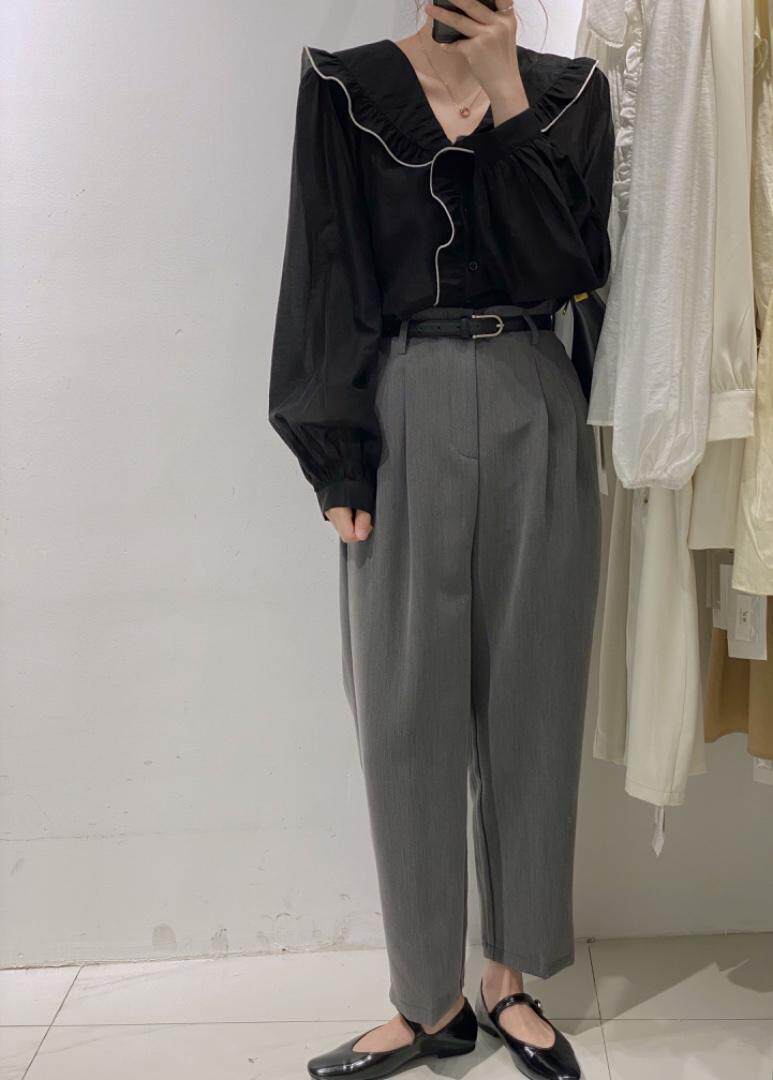 荷叶边小衫，其它，驿谷