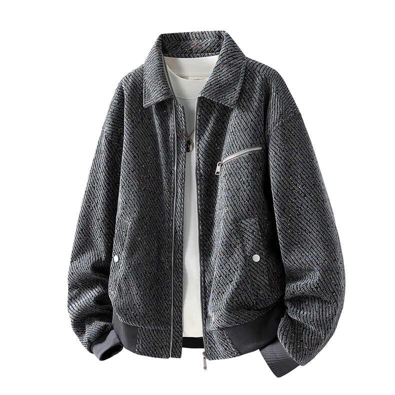 春季新款夹克男潮流翻领工装外套青少年上衣GS60105，男装夹克，星座1206（原A206）