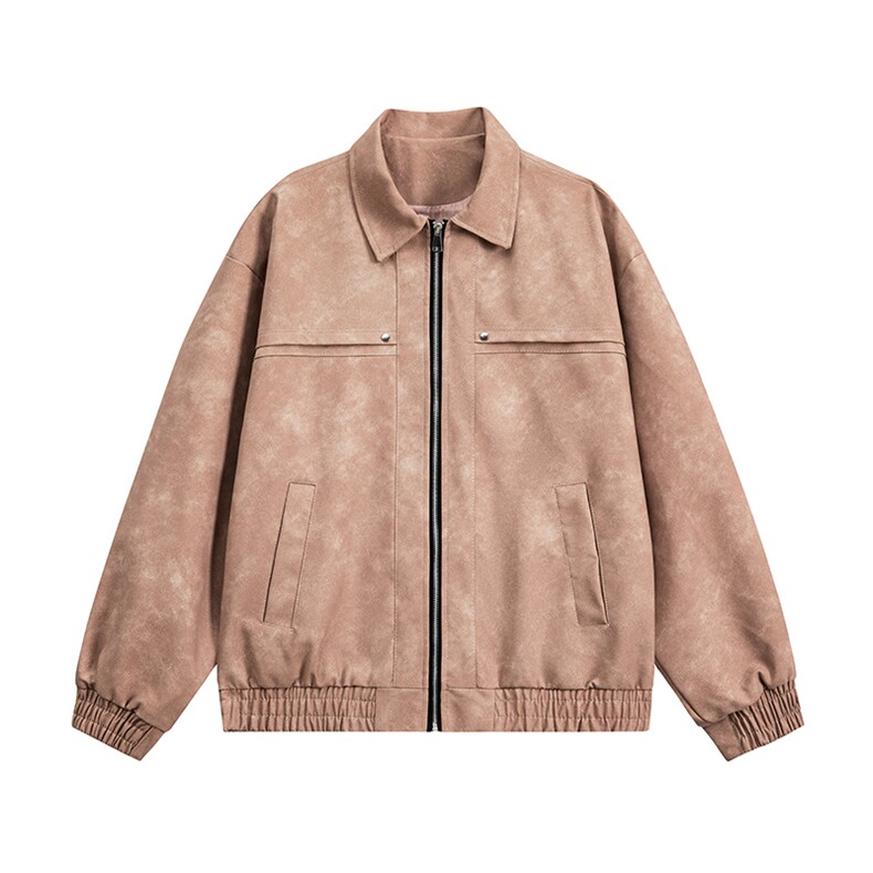 2026春季新款直播品质休闲皮夹克飞行服皮衣男外套PY2472-P50，男装夹克，星座1402-3