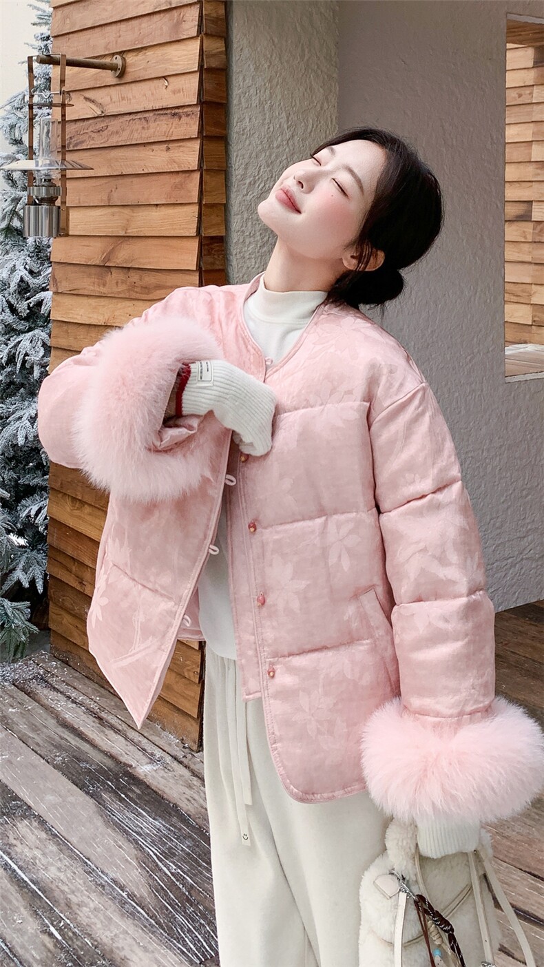 现货新款风真狐狸90白鸭绒羽绒服外套P355-K478,女装羽绒服,2C299