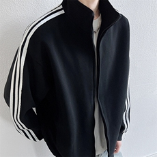 JK8820-P50美式复古条纹宽松百搭情侣夹克，男装夹克，星座1503