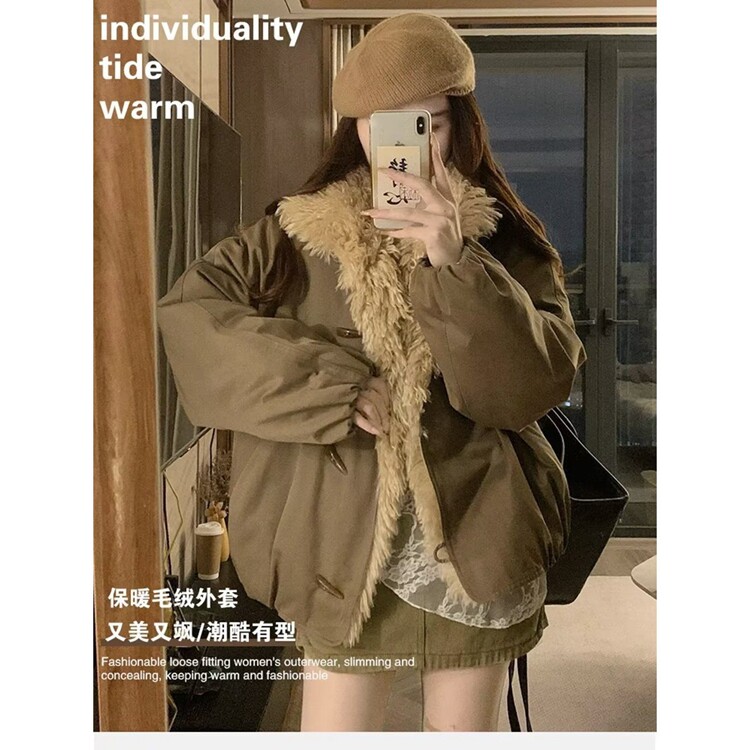 ins慵懒原宿新款棉服气质百搭潮流日系简约流行文艺时尚,男装棉衣,星座218-8