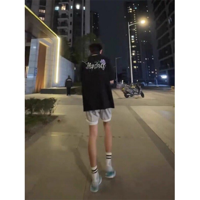 刺绣花卉纯棉短袖ZX0232-P26,男装T恤,星座313A(原308A-2)