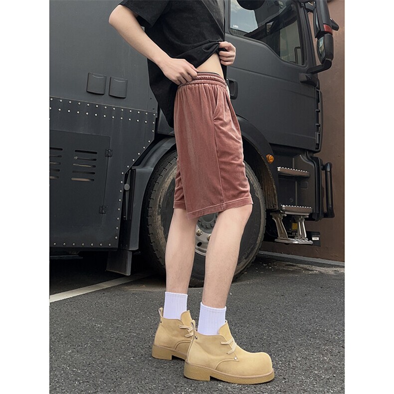 A178男女同款冰丝速干短裤休闲夏季外穿宽松休闲裤DK161-P28,男装休闲裤,电商A178