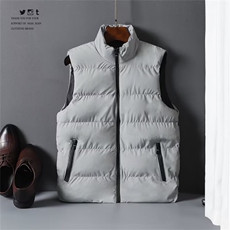 加绒加厚冬男立领棉马甲纯色棉袄面包服背心大码M-5XLMJ66P35，男装背心/马甲，星座1013-1