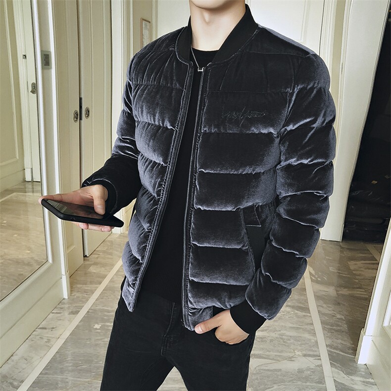 2021新款男士外套冬季加厚棉服棉衣保暖棉袄  DS215T图片