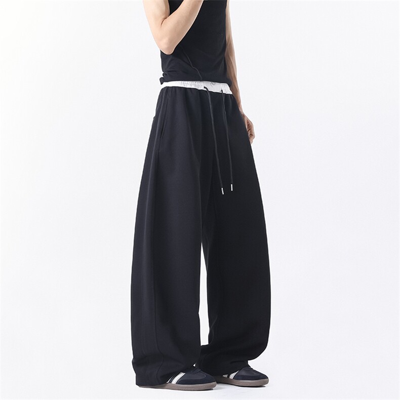 B258-F25021-P39控79抖音品质卫裤高品质65%棉刷毛35%聚酯纤维,男装休闲裤,电商B258