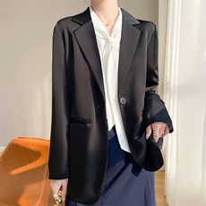 气质缎面仿真丝白色飘带衬衫女百搭显瘦打底衬衣女士上衣韩版，女装衬衫，佳绒高端店