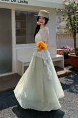 夏装大量现货荷叶边仙气半身裙套装2C133-8932P160K228，女装套装/套裙，2C133