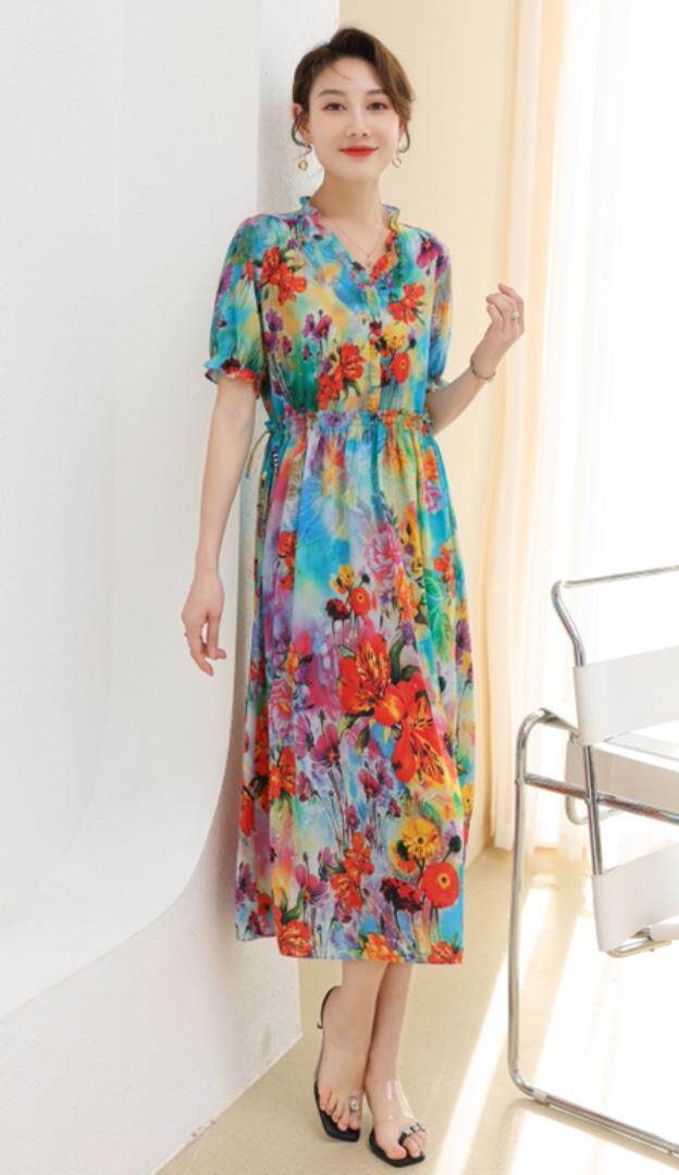 2022夏款连衣裙，女装连衣裙，韩琦薇