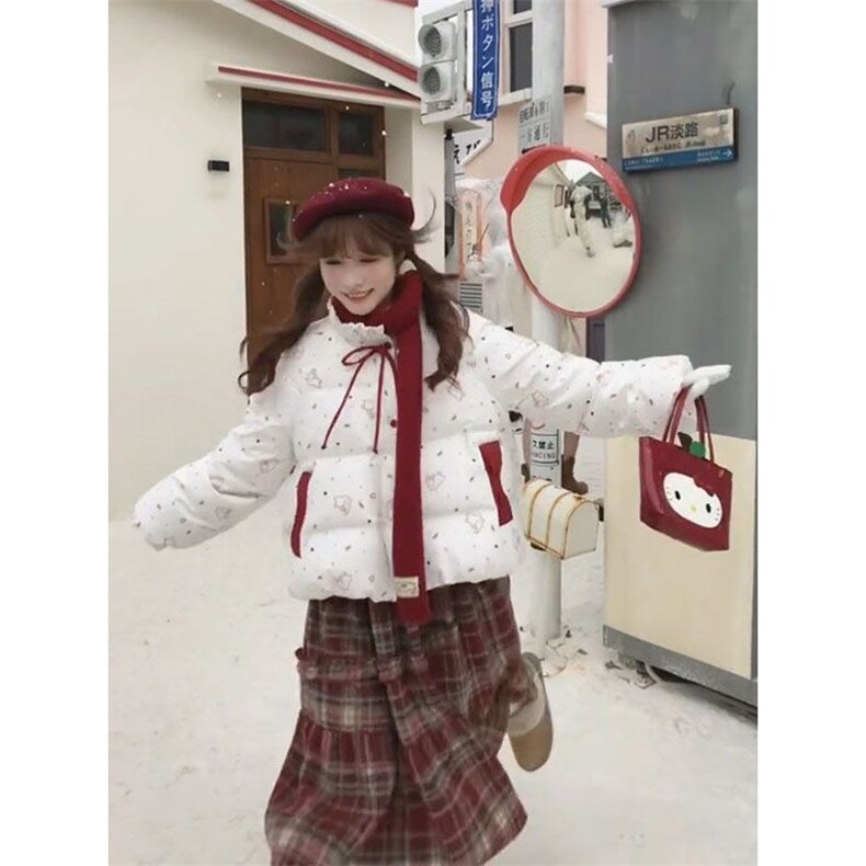 1506A/G78550/P89韩版甜美兔兔可爱印花棉服外套女,男装棉衣,星座1506A