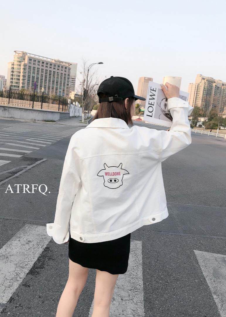 2021牛仔棉春装小牛外套，女装，爱特儿AITER