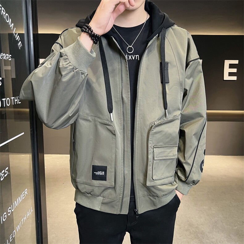 秋冬季工装重工休闲宽松潮流夹克外套402-2P98控138JK6608大货足图片