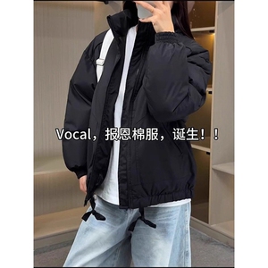 现货冬季美式休闲加厚雪山外套夹克立领纯色三防户外工装棉服图片