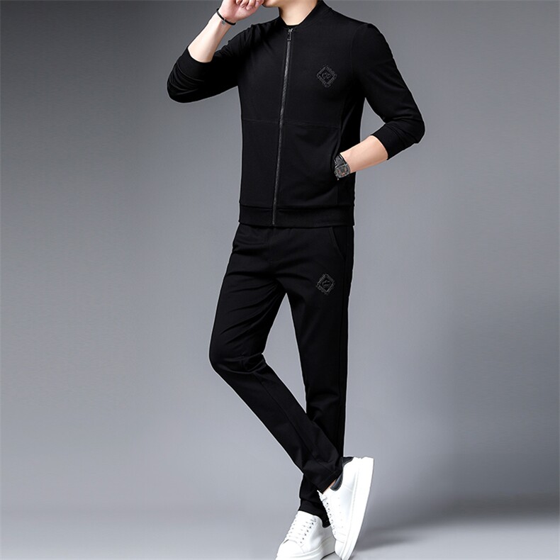 SA9618-3钱塘2020-2中青年男士冬季都快时尚休闲卫衣套装P243,男装休闲套装,钱塘207-2