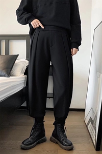 潮牌hiphop束脚小西裤男春季休闲卫裤炸街潮男宽松西裤 K2131-P36图片