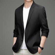 西服男装春季宽松潮流上衣小西装中青年商务单西外套YL88206-P185图片