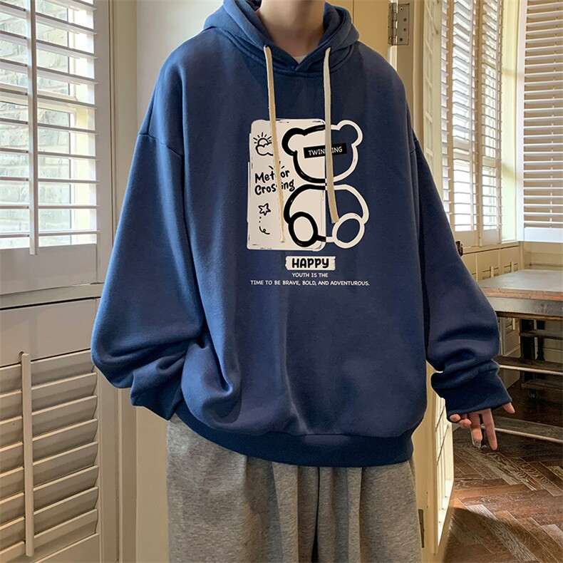连帽卫衣男大码运动服帽衫外套WY2352-P35,男装卫衣,电商A040
