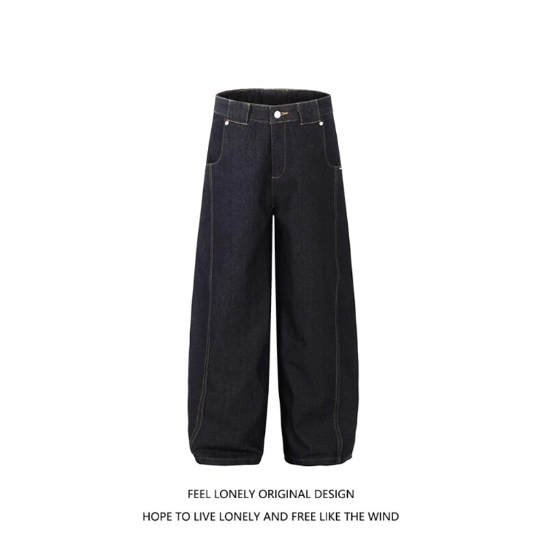 1506A/GB3430/P49复古水洗蓝色弯刀牛仔裤，男装牛仔裤，星座1506A