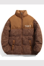 2025迷彩灯芯绒拼接棉衣棉服面包服立领棉袄外套1615-P80，男装棉衣，星座207