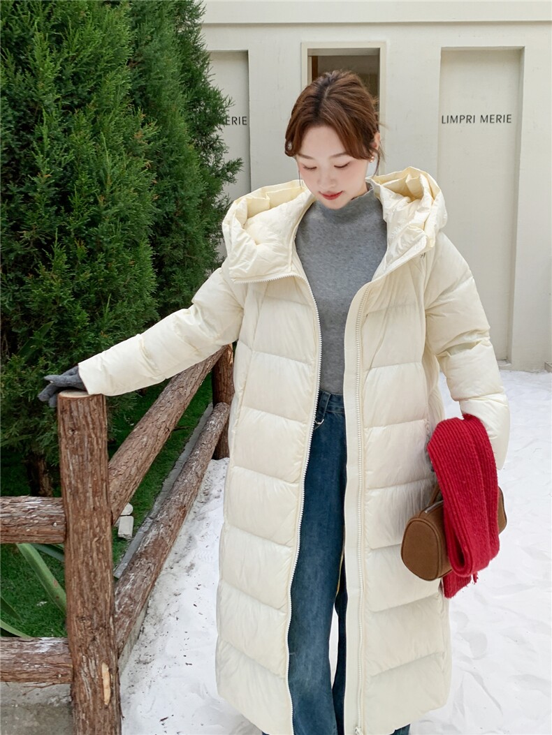 2025现货长款羽绒服210-3293-P370-4682025年冬季长款有帽不可拆,女装羽绒服,韩蜜菓