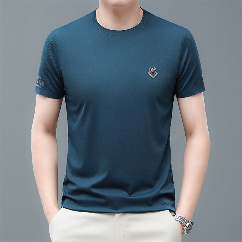 时尚潮流男士百搭圆领轻薄男装上衣短袖T恤夏季休闲ZL88050-P52,男装T恤,星座1105-3