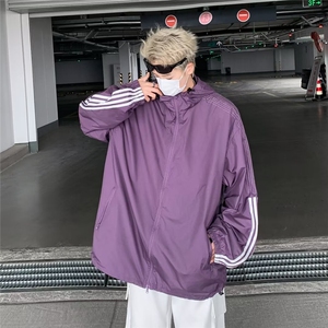 2025夏季潮流冰丝防晒衣男女新款户外防晒服 JK9311 P45图片