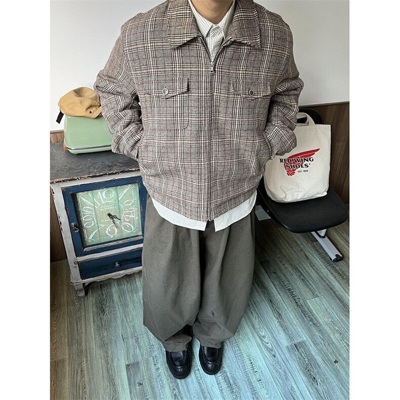 短款棉服男女秋冬季新款保暖棉衣美式小香风夹克外套口袋JM77,男装夹克,星座1116A（原606A-3）