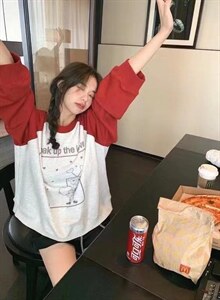 加绒卫衣，韩版,女装卫衣/绒衫,寸汐