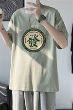 2021港风夏季宽松男女情侣短袖T恤XZ1102-1-T1703-P25，男装T恤，星座510A-1