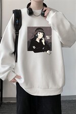 圆领卫衣男大码加厚加绒长袖t恤男S6122-P28加绒款-P33，男装卫衣，电商A040