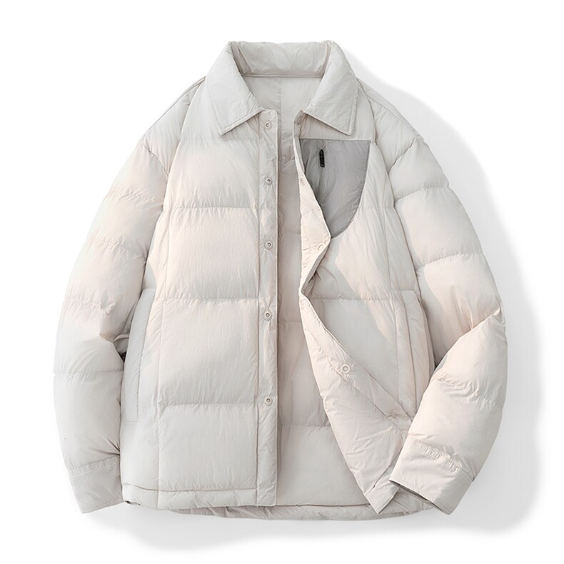 高品质轻薄羽绒服保暖情侣冬90白鸭绒学生Tide2025SYR2603-P208，男装羽绒服，星座610B-1