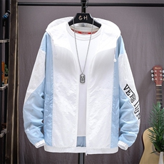 挂拍图防晒衣男夏季男士时尚连帽薄款上衣外套电商A158-F010，男装夹克，星座310B-3