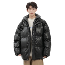 潮流宽松连帽棉衣百搭休闲棉服A161-7707，男装棉衣，电商A161