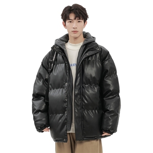 潮流宽松连帽棉衣百搭休闲棉服A161-7707图片