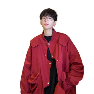 错位门禁飞行员夹克男外套男棒球衣服 XH26-P70图片