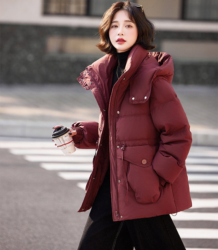 2024冬季新款时尚潮流女装羽绒服修身显瘦保暖外套,女装羽绒服,姿萝菲
