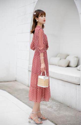 专柜同款连衣裙，女装连衣裙，艾美欧歌