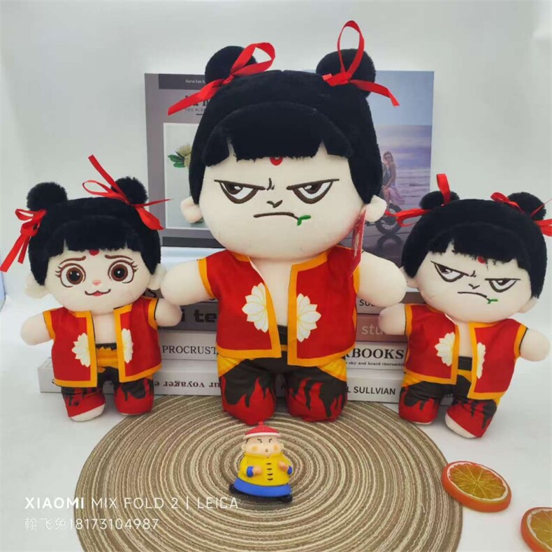 穿衣哪吒，天意毛绒玩具