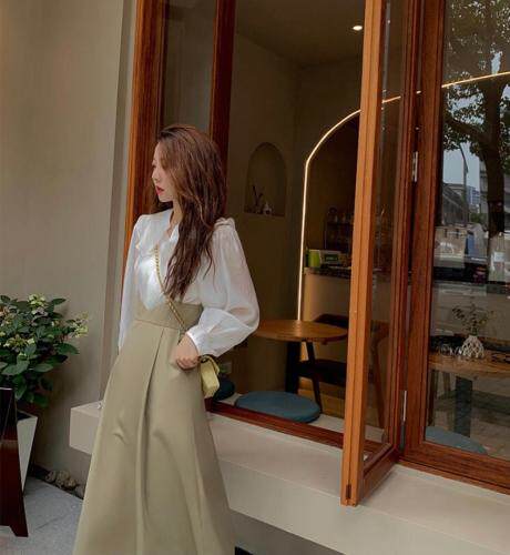 秋装两件套连衣裙美，女装连衣裙，贻思茗