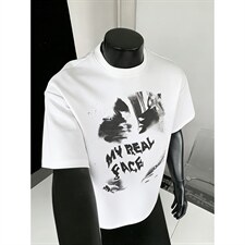 纯棉T恤设计感短袖原创小众运动T恤美式日系T1016-1T337P32K59，女装T恤，星座1016-1（原电商B408-1）